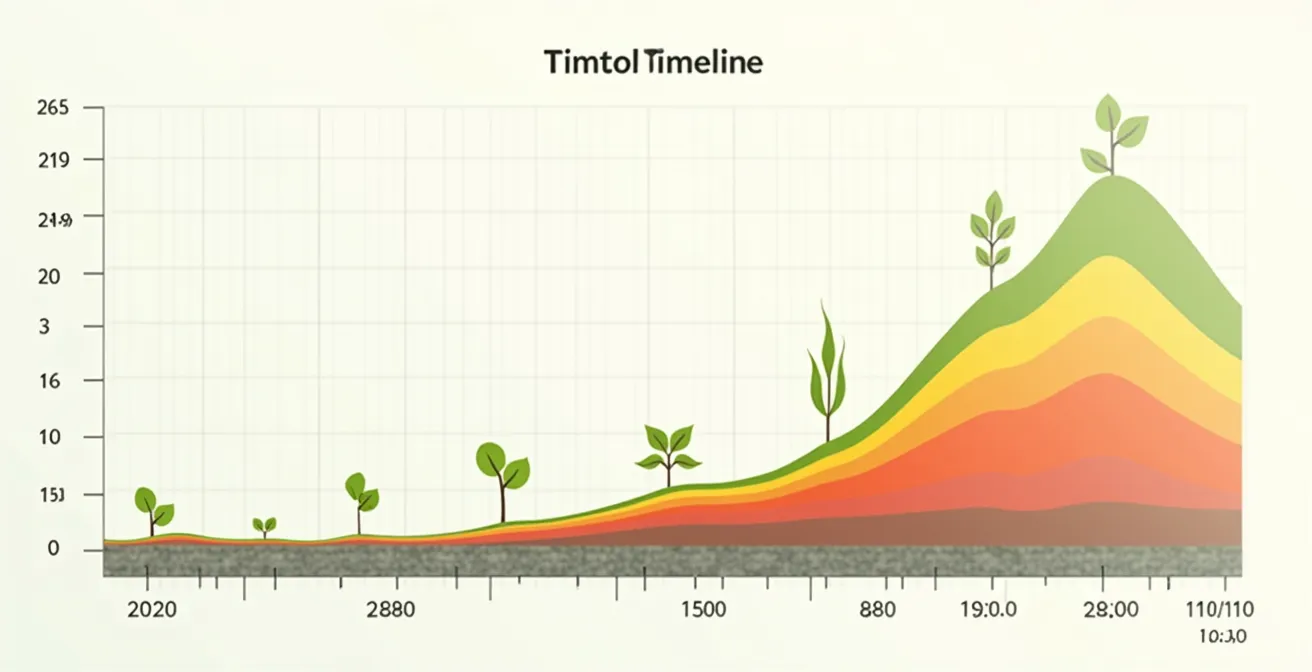 Gráfico mostrando la inmovilización y posterior liberación de nitrógeno en el suelo tras aplicar una enmienda con una relación C/N alta.