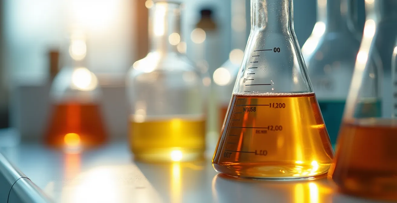 Análisis de muestra de purín en laboratorio acreditado