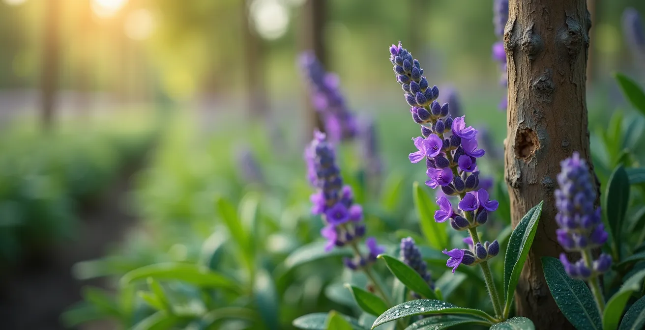 Sistema de policultivo con olivos intercalados con leguminosas y plantas aromáticas